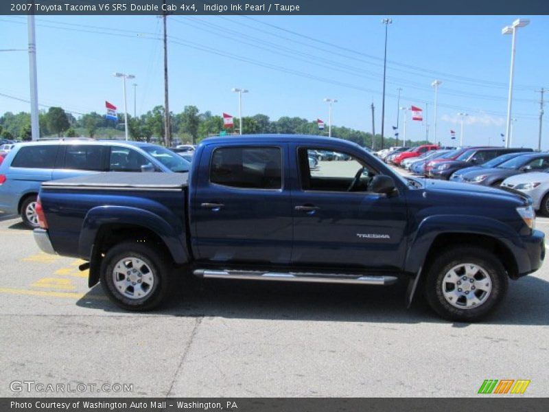 Indigo Ink Pearl / Taupe 2007 Toyota Tacoma V6 SR5 Double Cab 4x4