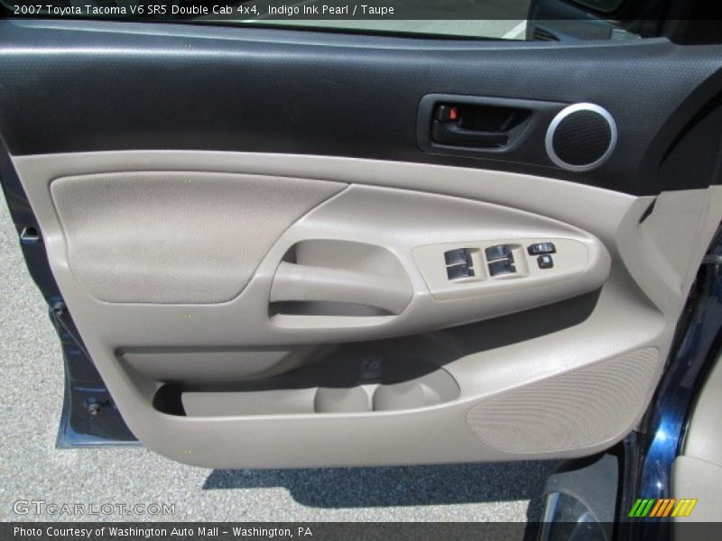 Indigo Ink Pearl / Taupe 2007 Toyota Tacoma V6 SR5 Double Cab 4x4