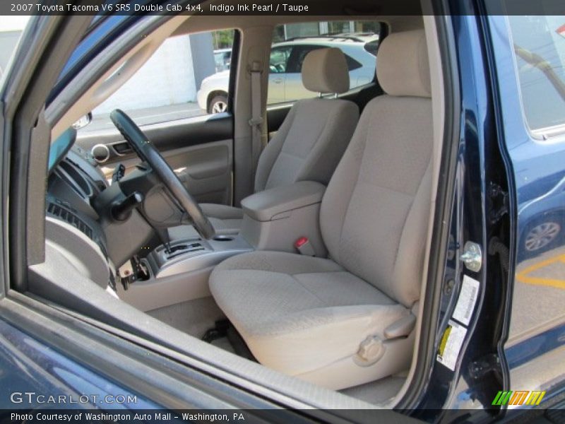 Indigo Ink Pearl / Taupe 2007 Toyota Tacoma V6 SR5 Double Cab 4x4