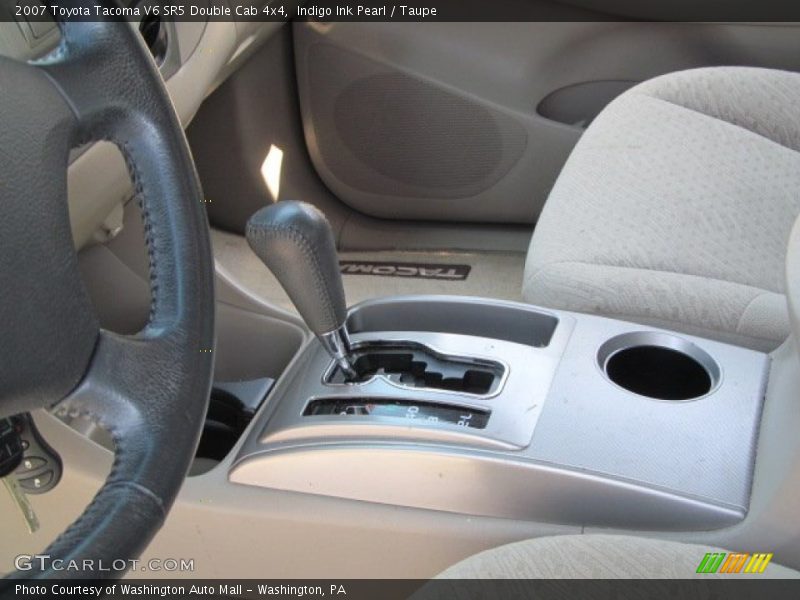 Indigo Ink Pearl / Taupe 2007 Toyota Tacoma V6 SR5 Double Cab 4x4