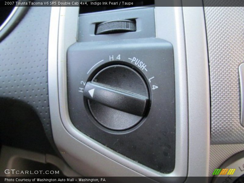 Indigo Ink Pearl / Taupe 2007 Toyota Tacoma V6 SR5 Double Cab 4x4