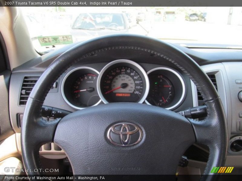 Indigo Ink Pearl / Taupe 2007 Toyota Tacoma V6 SR5 Double Cab 4x4