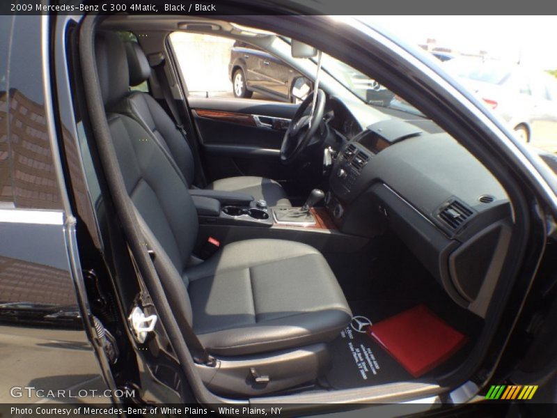 Black / Black 2009 Mercedes-Benz C 300 4Matic