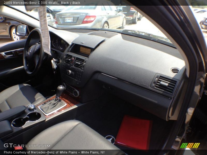 Black / Black 2009 Mercedes-Benz C 300 4Matic
