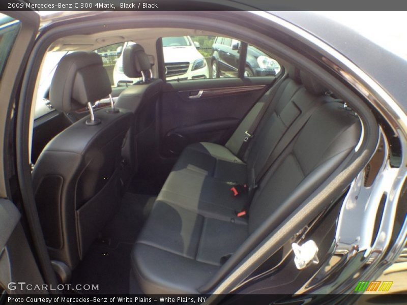 Black / Black 2009 Mercedes-Benz C 300 4Matic