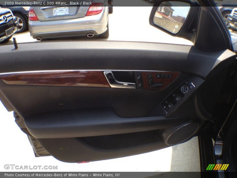 Black / Black 2009 Mercedes-Benz C 300 4Matic