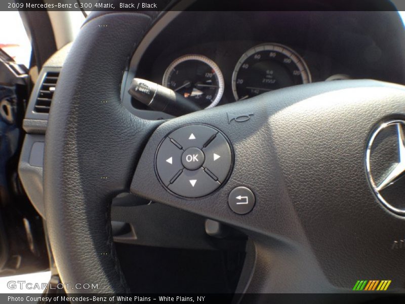 Black / Black 2009 Mercedes-Benz C 300 4Matic