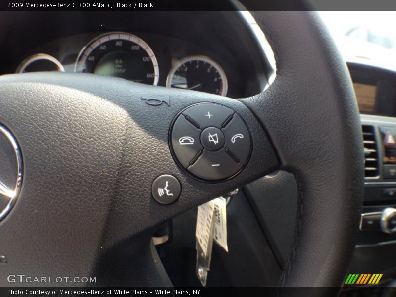 Black / Black 2009 Mercedes-Benz C 300 4Matic
