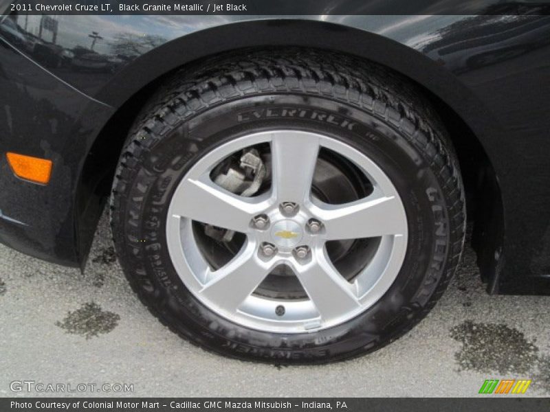 Black Granite Metallic / Jet Black 2011 Chevrolet Cruze LT