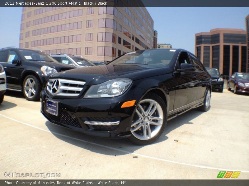 Black / Black 2012 Mercedes-Benz C 300 Sport 4Matic