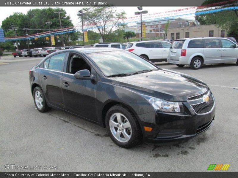 Black Granite Metallic / Jet Black 2011 Chevrolet Cruze LT