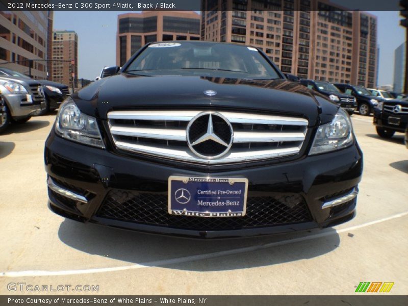 Black / Black 2012 Mercedes-Benz C 300 Sport 4Matic