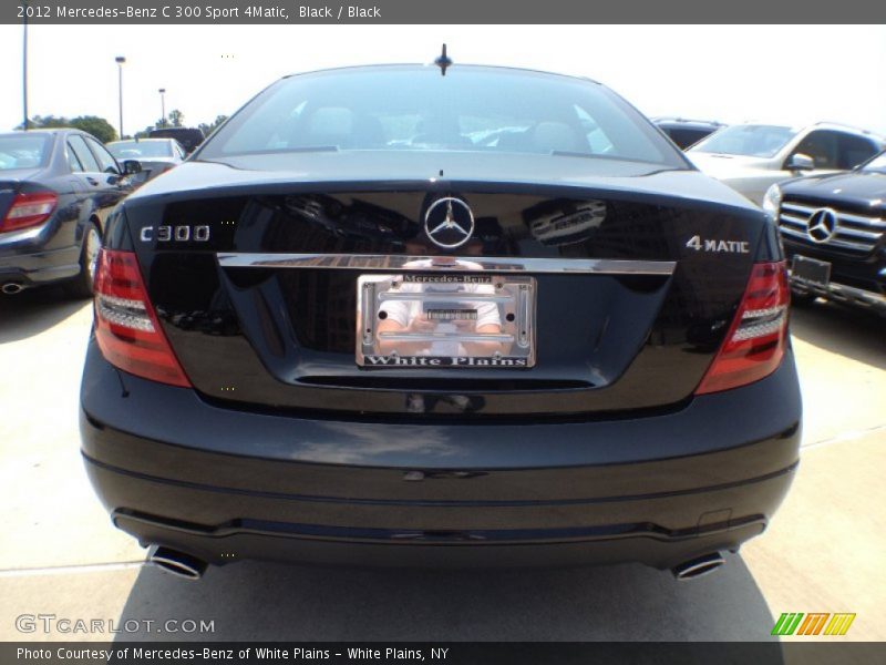Black / Black 2012 Mercedes-Benz C 300 Sport 4Matic