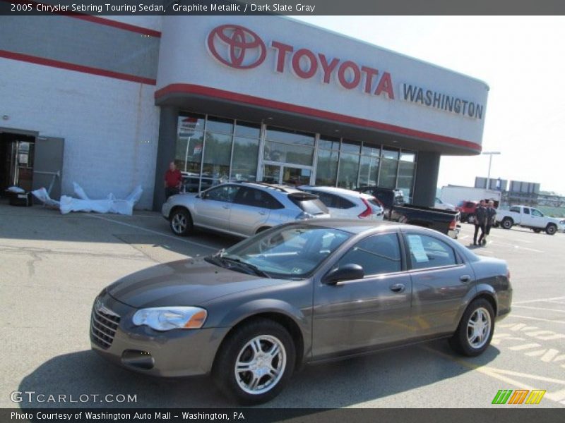 Graphite Metallic / Dark Slate Gray 2005 Chrysler Sebring Touring Sedan