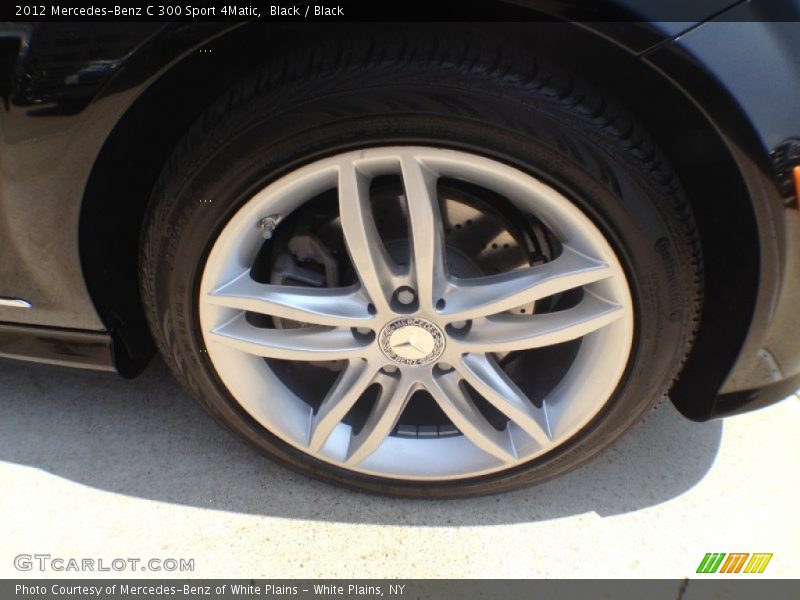 Black / Black 2012 Mercedes-Benz C 300 Sport 4Matic