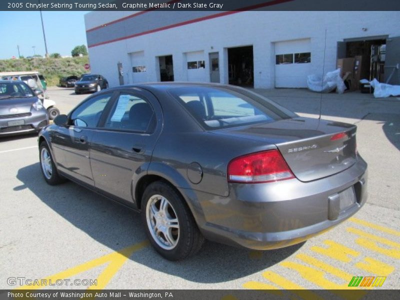 Graphite Metallic / Dark Slate Gray 2005 Chrysler Sebring Touring Sedan