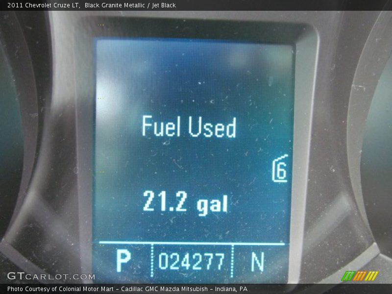 Black Granite Metallic / Jet Black 2011 Chevrolet Cruze LT