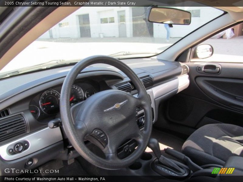 Graphite Metallic / Dark Slate Gray 2005 Chrysler Sebring Touring Sedan