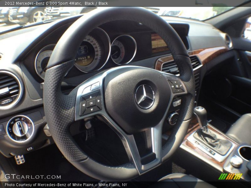 Black / Black 2012 Mercedes-Benz C 300 Sport 4Matic