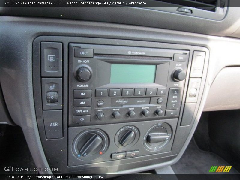 Controls of 2005 Passat GLS 1.8T Wagon