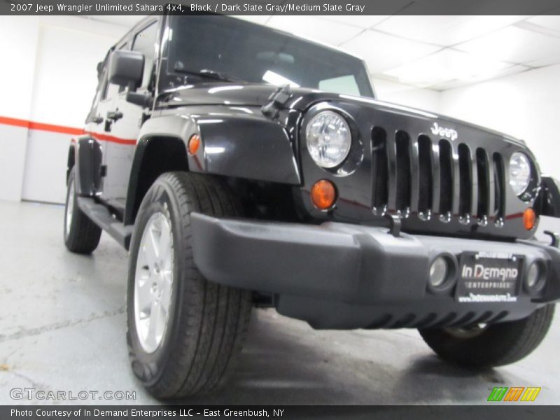 Black / Dark Slate Gray/Medium Slate Gray 2007 Jeep Wrangler Unlimited Sahara 4x4