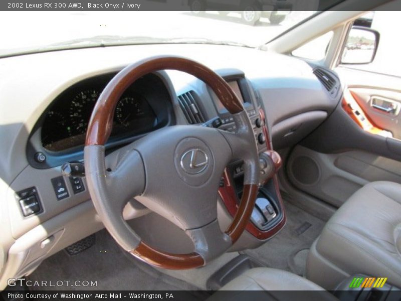 Black Onyx / Ivory 2002 Lexus RX 300 AWD