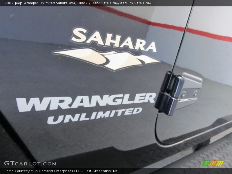 Black / Dark Slate Gray/Medium Slate Gray 2007 Jeep Wrangler Unlimited Sahara 4x4