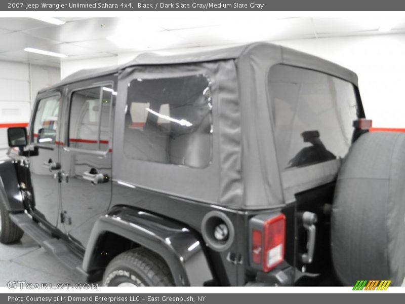 Black / Dark Slate Gray/Medium Slate Gray 2007 Jeep Wrangler Unlimited Sahara 4x4