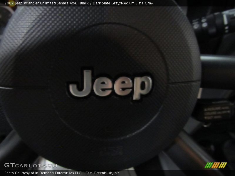 Black / Dark Slate Gray/Medium Slate Gray 2007 Jeep Wrangler Unlimited Sahara 4x4