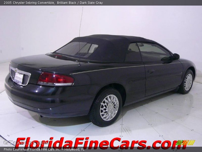 Brilliant Black / Dark Slate Gray 2005 Chrysler Sebring Convertible