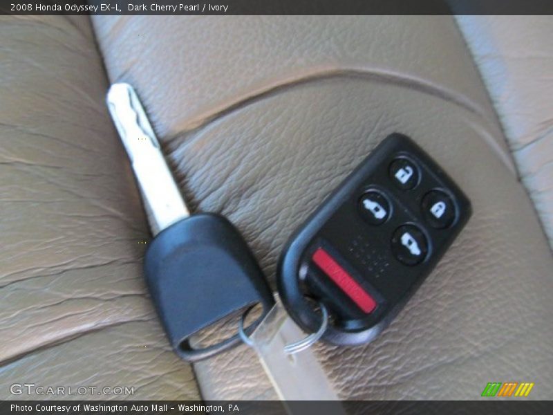 Dark Cherry Pearl / Ivory 2008 Honda Odyssey EX-L