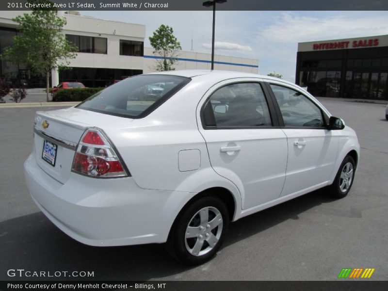 Summit White / Charcoal 2011 Chevrolet Aveo LT Sedan