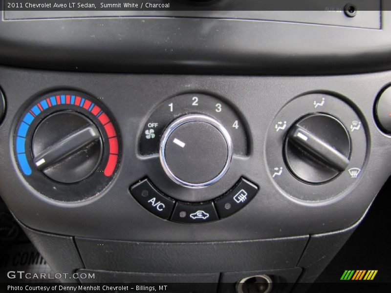 Summit White / Charcoal 2011 Chevrolet Aveo LT Sedan