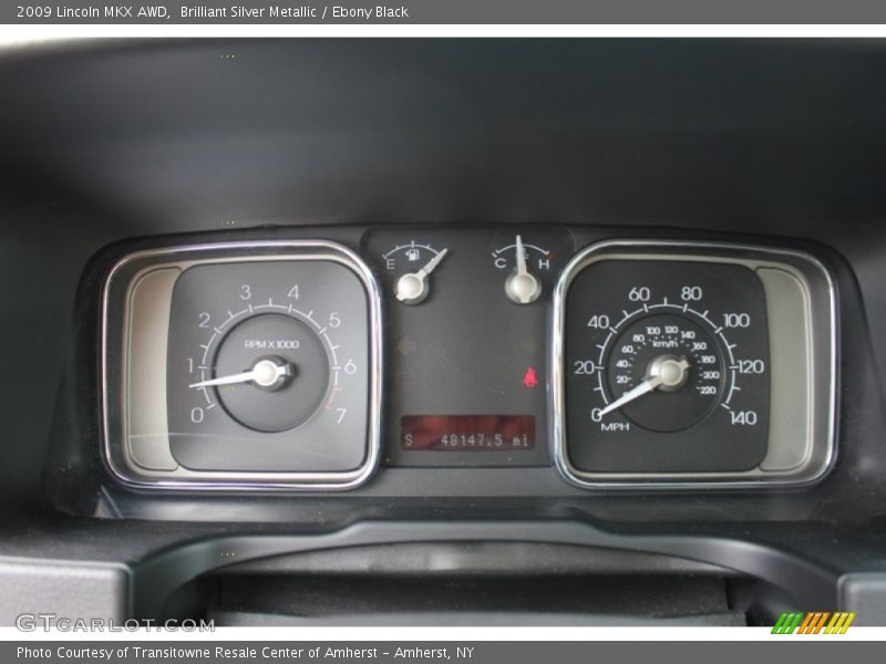  2009 MKX AWD AWD Gauges