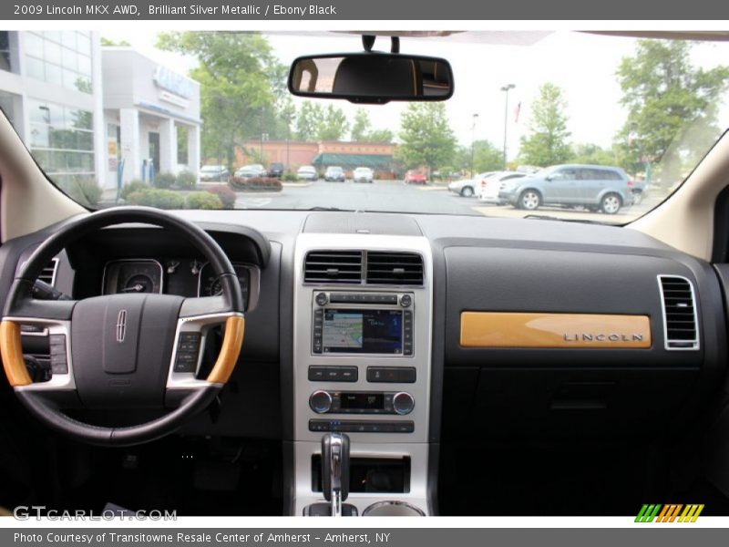 Dashboard of 2009 MKX AWD