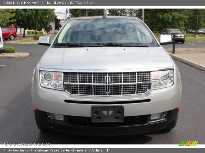 Brilliant Silver Metallic / Ebony Black 2009 Lincoln MKX AWD