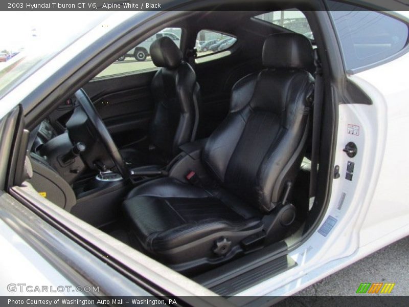  2003 Tiburon GT V6 Black Interior