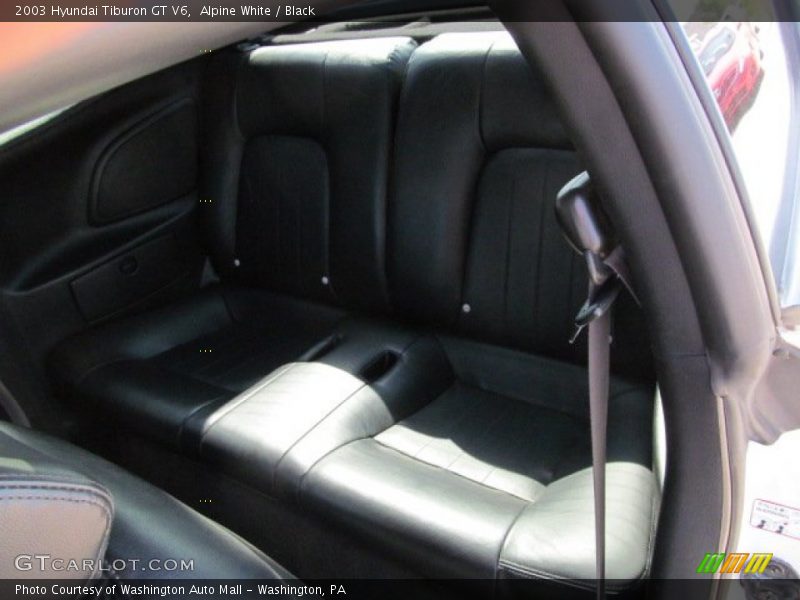 Alpine White / Black 2003 Hyundai Tiburon GT V6