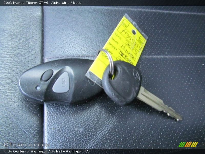 Keys of 2003 Tiburon GT V6