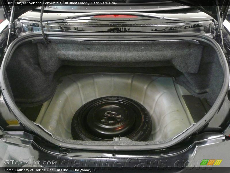 Brilliant Black / Dark Slate Gray 2005 Chrysler Sebring Convertible