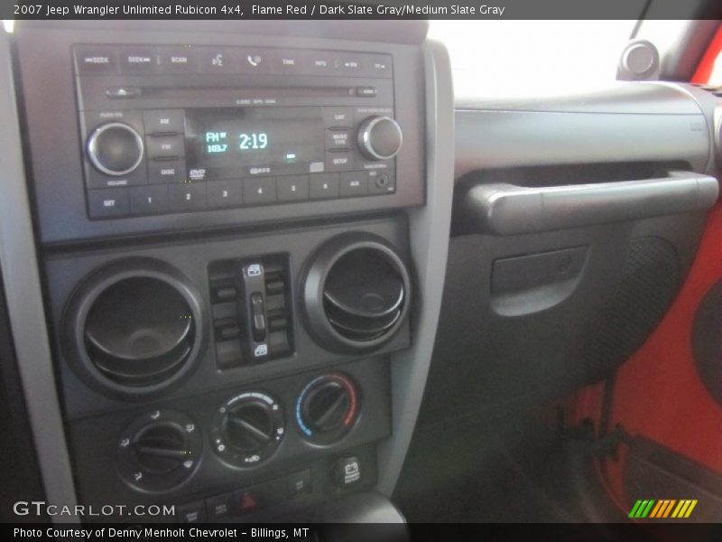 Flame Red / Dark Slate Gray/Medium Slate Gray 2007 Jeep Wrangler Unlimited Rubicon 4x4