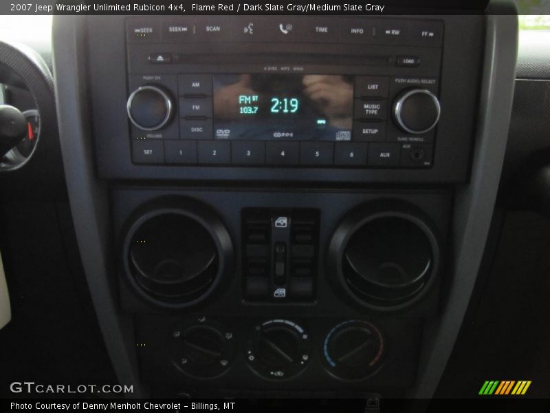 Flame Red / Dark Slate Gray/Medium Slate Gray 2007 Jeep Wrangler Unlimited Rubicon 4x4