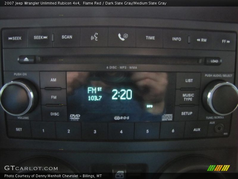 Flame Red / Dark Slate Gray/Medium Slate Gray 2007 Jeep Wrangler Unlimited Rubicon 4x4