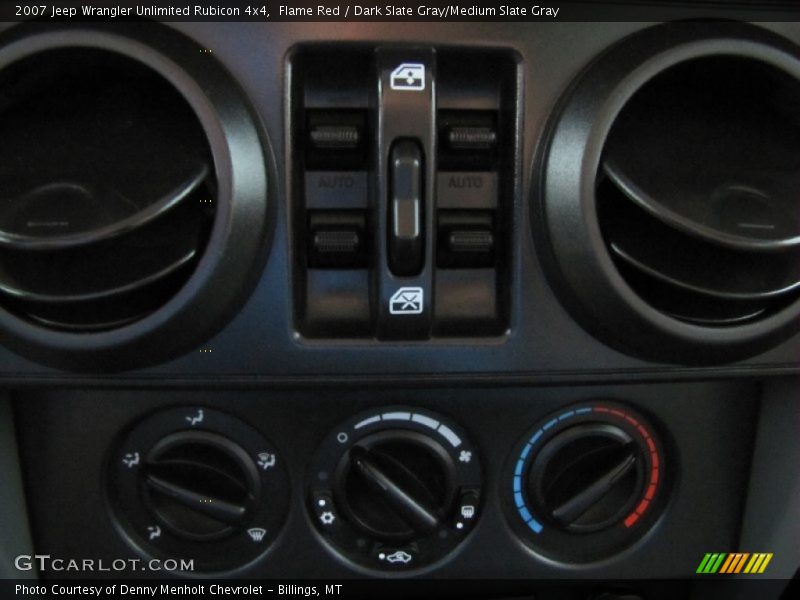 Flame Red / Dark Slate Gray/Medium Slate Gray 2007 Jeep Wrangler Unlimited Rubicon 4x4