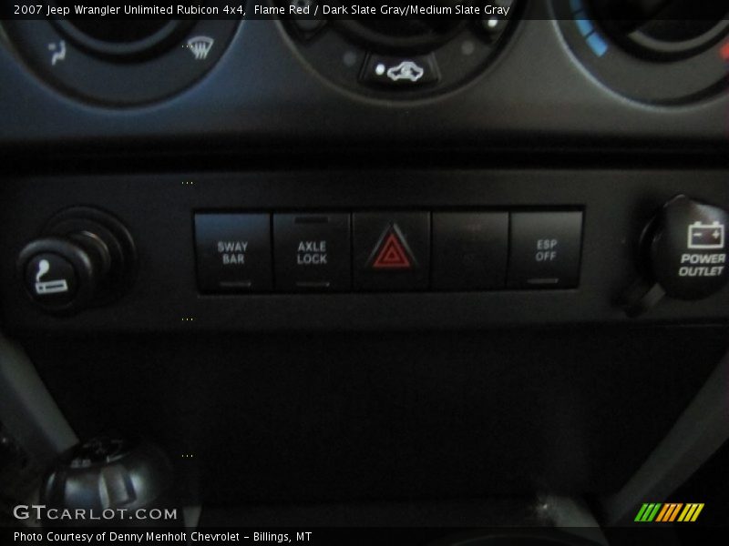 Flame Red / Dark Slate Gray/Medium Slate Gray 2007 Jeep Wrangler Unlimited Rubicon 4x4