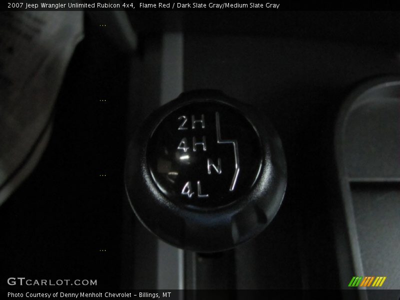 Flame Red / Dark Slate Gray/Medium Slate Gray 2007 Jeep Wrangler Unlimited Rubicon 4x4