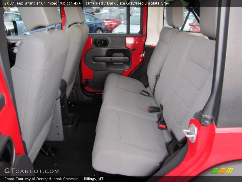 Flame Red / Dark Slate Gray/Medium Slate Gray 2007 Jeep Wrangler Unlimited Rubicon 4x4
