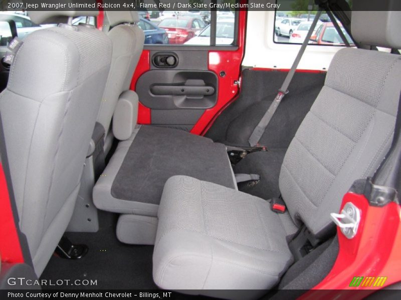 Flame Red / Dark Slate Gray/Medium Slate Gray 2007 Jeep Wrangler Unlimited Rubicon 4x4