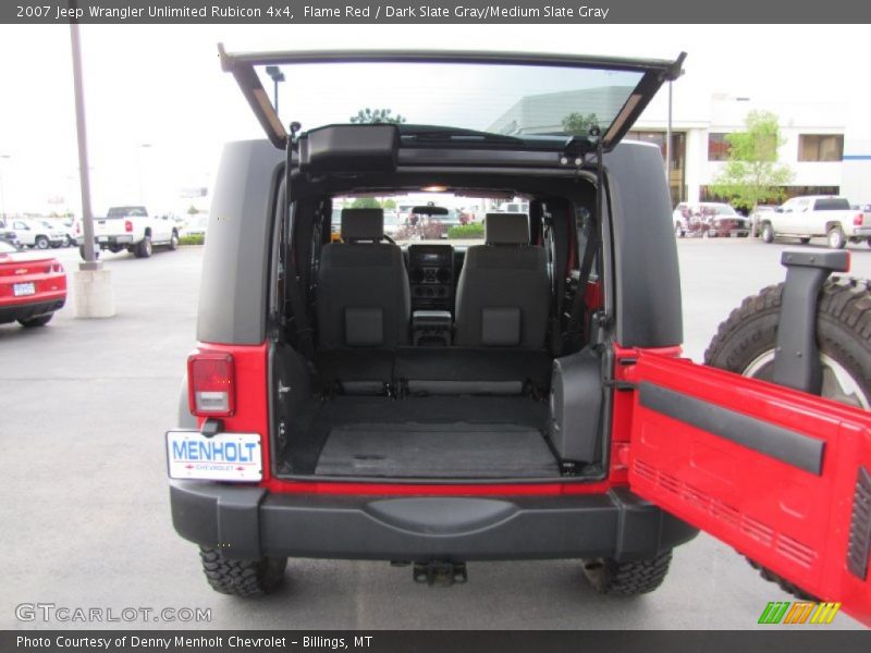 Flame Red / Dark Slate Gray/Medium Slate Gray 2007 Jeep Wrangler Unlimited Rubicon 4x4