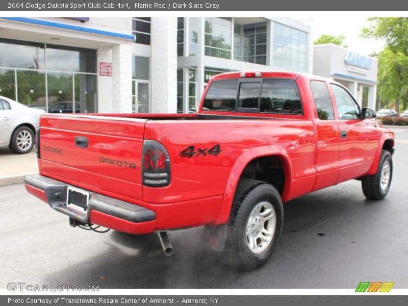  2004 Dakota Sport Club Cab 4x4 Flame Red